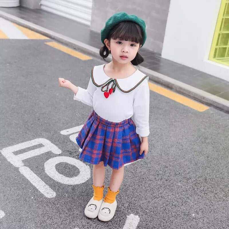 [001259] - Setelan Blouse Anak Perempuan - Motif Mini Love