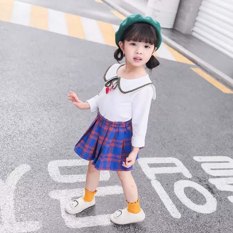 [001259] - Setelan Blouse Anak Perempuan - Motif Mini Love