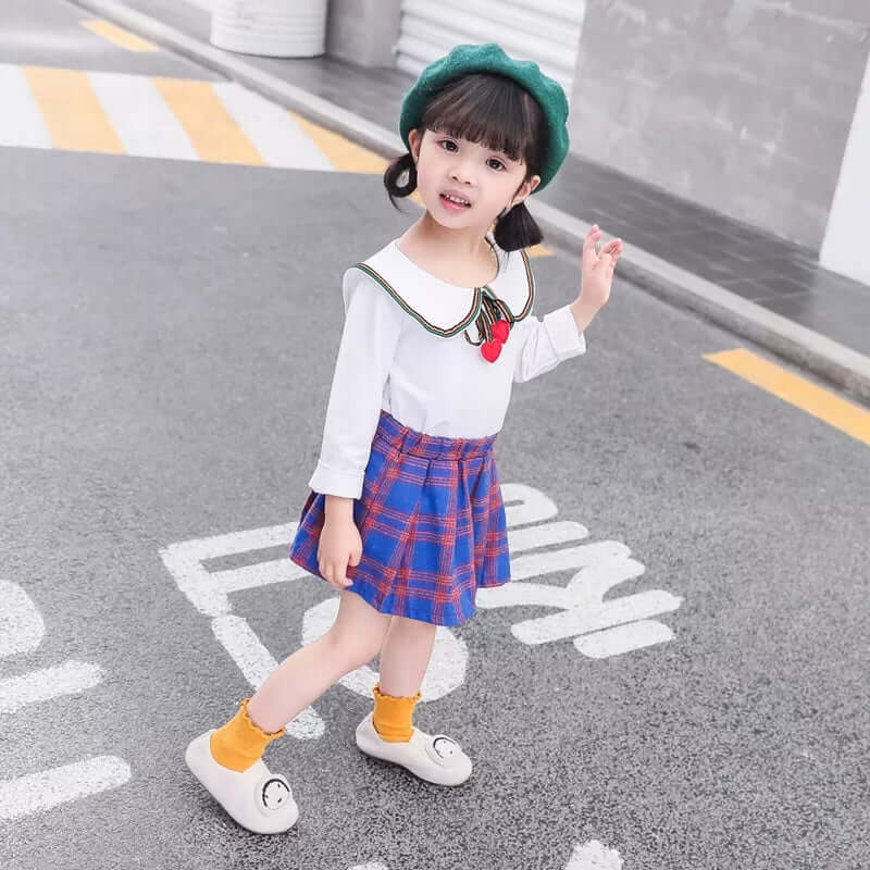 [001259] - Setelan Blouse Anak Perempuan - Motif Mini Love
