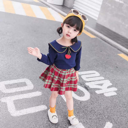 [001259] - Setelan Blouse Anak Perempuan - Motif Mini Love
