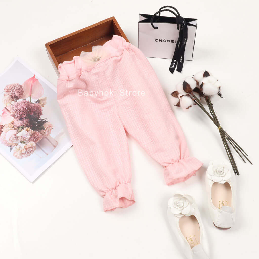 [001264] - Bawahan Harem Style Anak - Motif Ribbon Crown