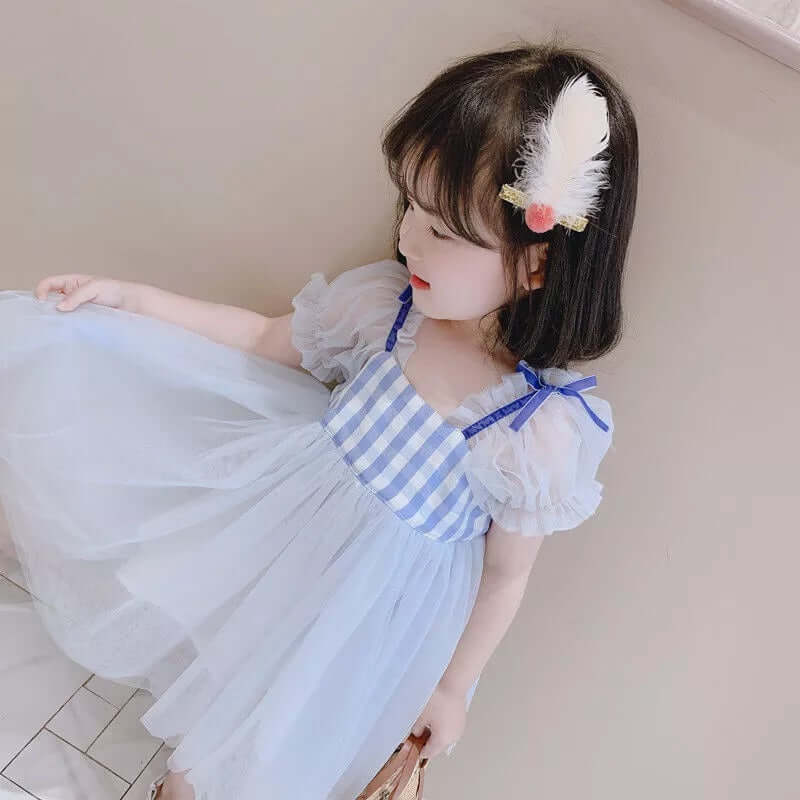 [001268] - Dress Fashion Anak Perempuan - Motif Unique Dress