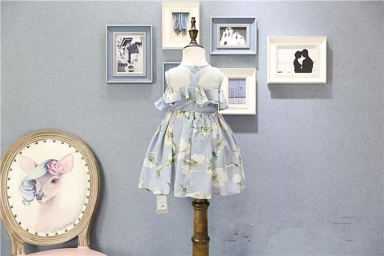 [001272] - Dress Kutung Fashion Anak Perempuan - Motif Beautiful Flower