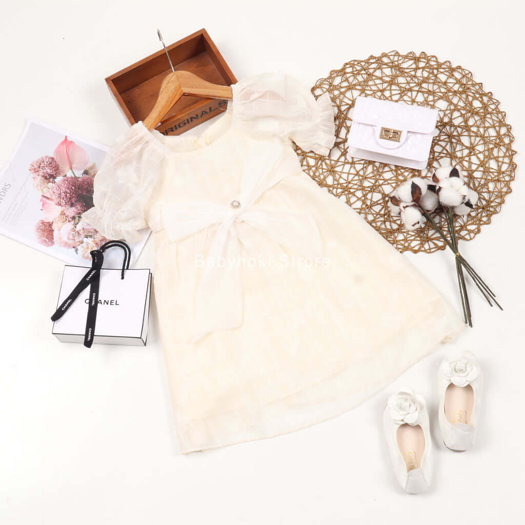 [001274] - Dress Fashion Anak Perempuan - Motif Giant Ribbon