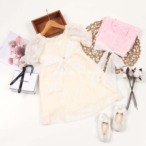[001274] - Dress Fashion Anak Perempuan - Motif Giant Ribbon