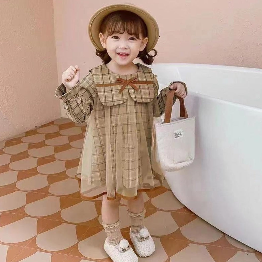 [001380] - Fashion Dress Anak Perempuan - Motif Middle Ribbon