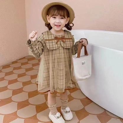 [001380] - Fashion Dress Anak Perempuan - Motif Middle Ribbon