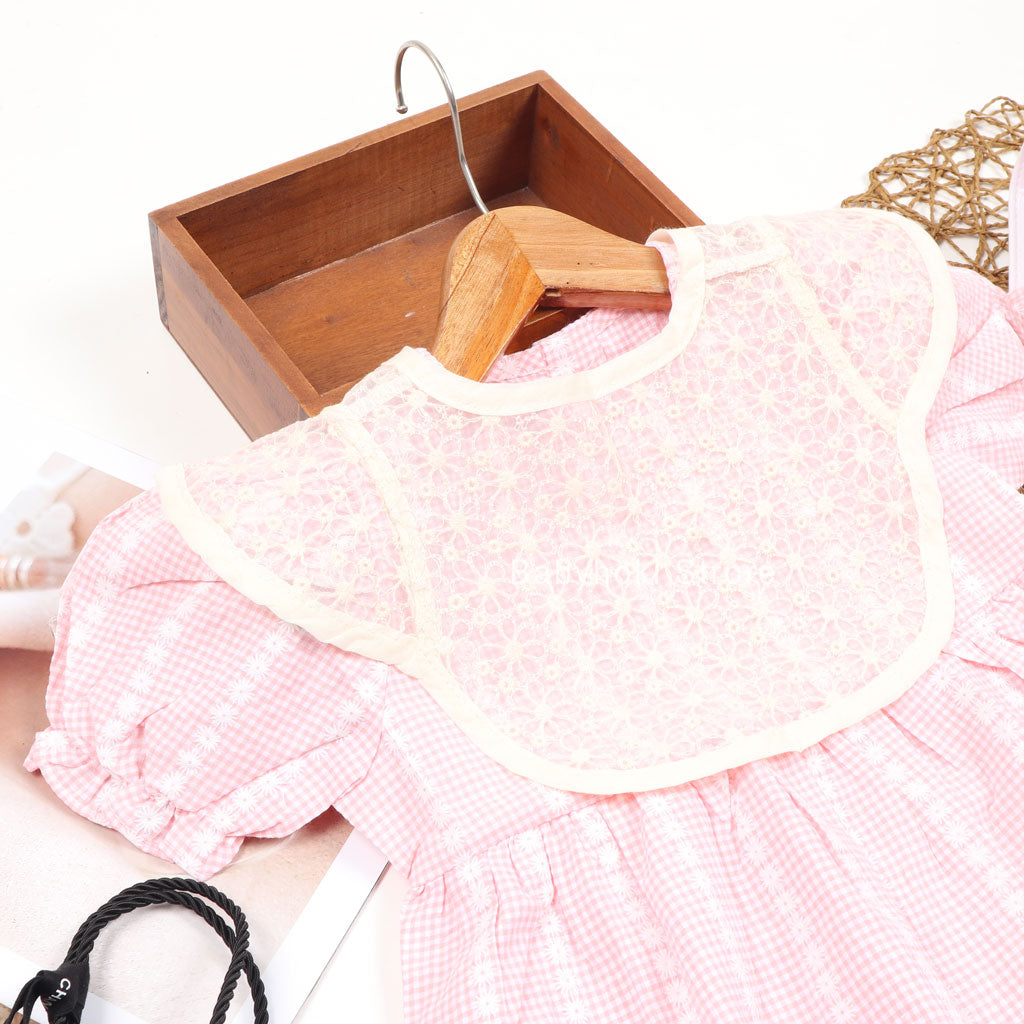 [002102] - Dress Fashion Anak Perempuan Korean - Motif Lace Flower
