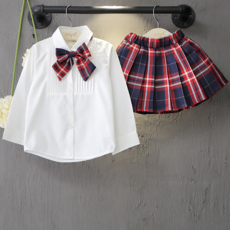 [363223] - Setelan Import Fashion Trend Anak Perempuan Kawai Style - Motif Korean School