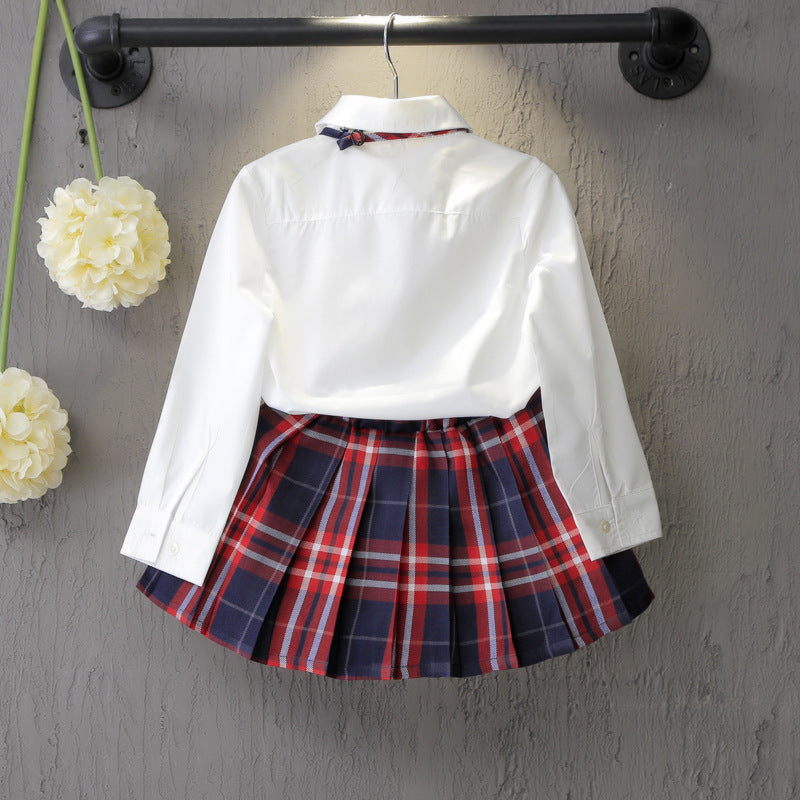 [363223] - Setelan Import Fashion Trend Anak Perempuan Kawai Style - Motif Korean School