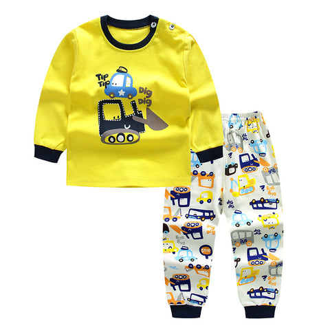 jual [102141] - Pakaian Tidur Anak - Motif Excavator [B3112] 