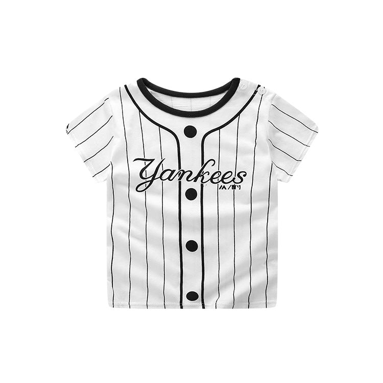 jual [102157] - Setelan Summer Wear Anak Usia 6 Bln - 4 Thn - Motif Baseball [B3289] 
