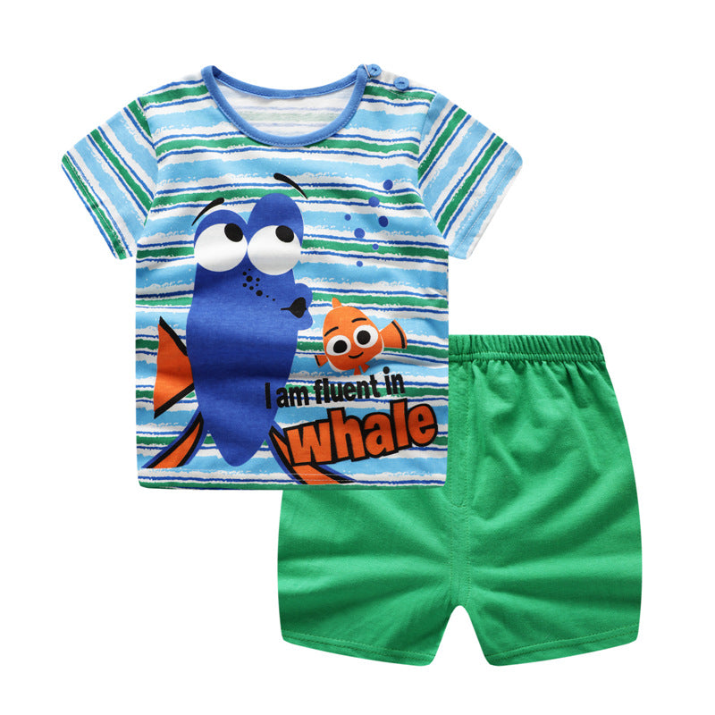jual [102190] - Summer Wear Anak Usia 9 Bln - 4 Thn - Motif Cartoon Nemo 