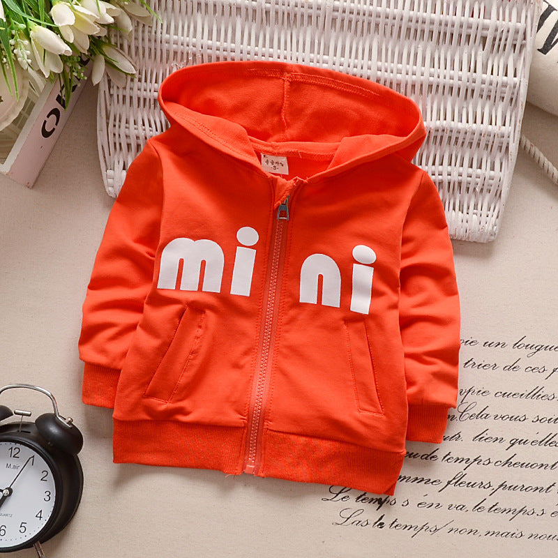jual [102206] - IMPORT Atasan Jaket Hoodiee Anak 9 Bln - 3 Thn - Motif Alphabet Mini 