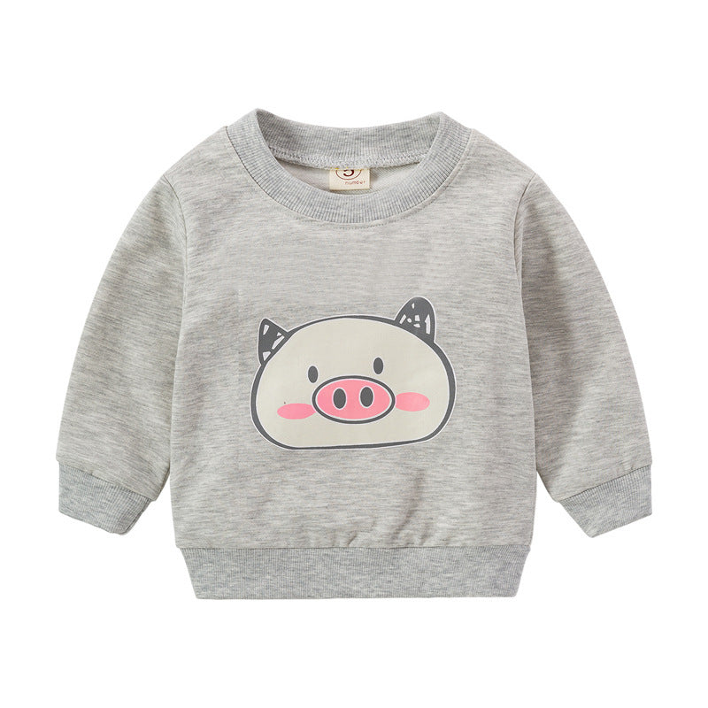 [102216] - Atasan Anak / Sweater Anak - Motif Pig Head