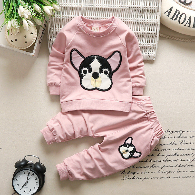 [102237] - Setelan Sweater Anak / Setelan Sweater Anak Trendy - Motif Dog Cartoon