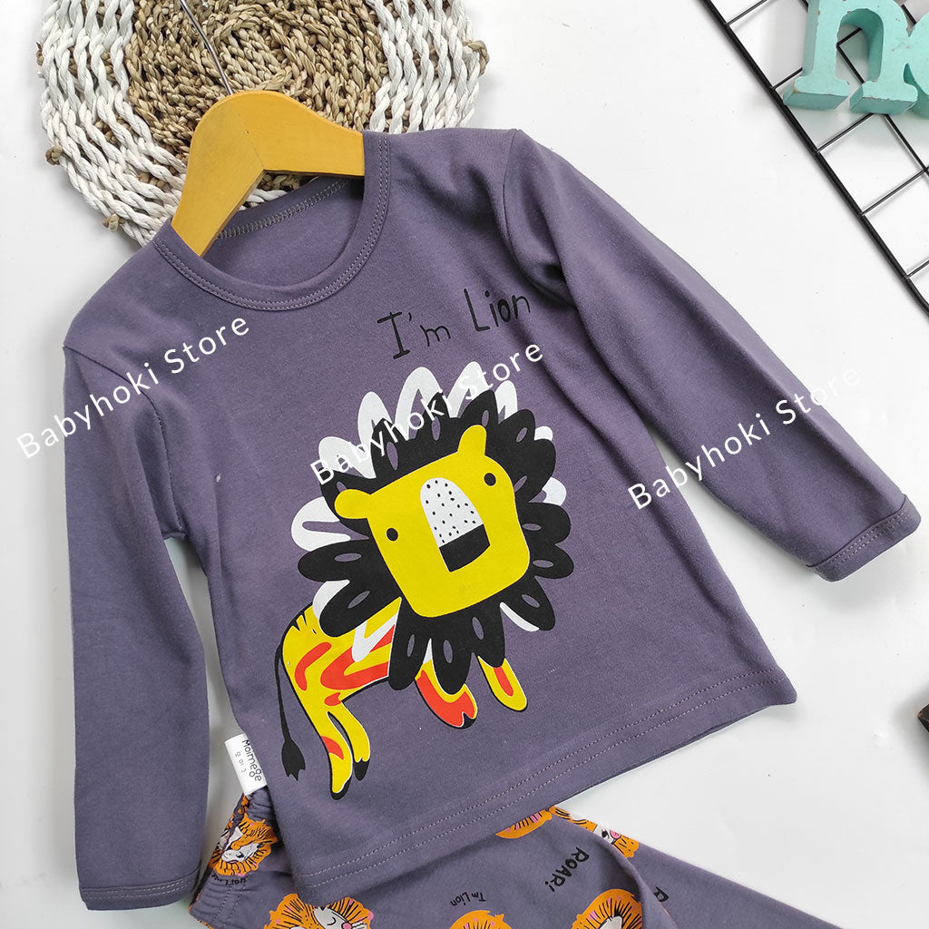 [102308] - Piyama Anak / Setelan Tidur Anak - Motif I'm Lion