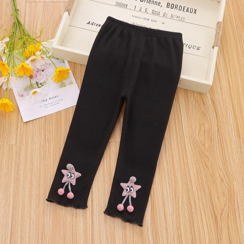 [102326] - Bawahan Legging / celana Panjang Anak - Motif Eyes Star 3D