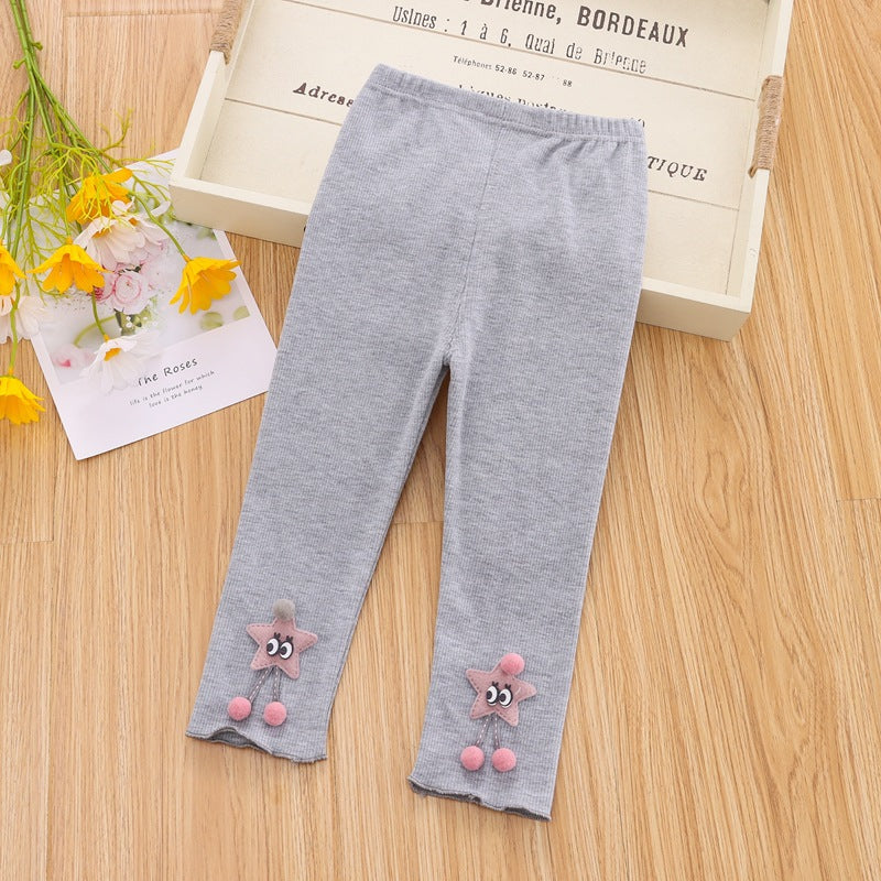 [102326] - Bawahan Legging / celana Panjang Anak - Motif Eyes Star 3D