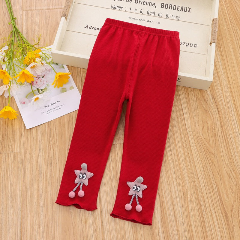 [102326] - Bawahan Legging / celana Panjang Anak - Motif Eyes Star 3D