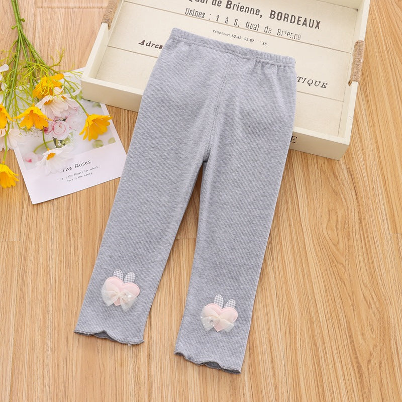 [102330] - Bawahan Legging / Celana Panjang Anak - Motif Little Love 3D