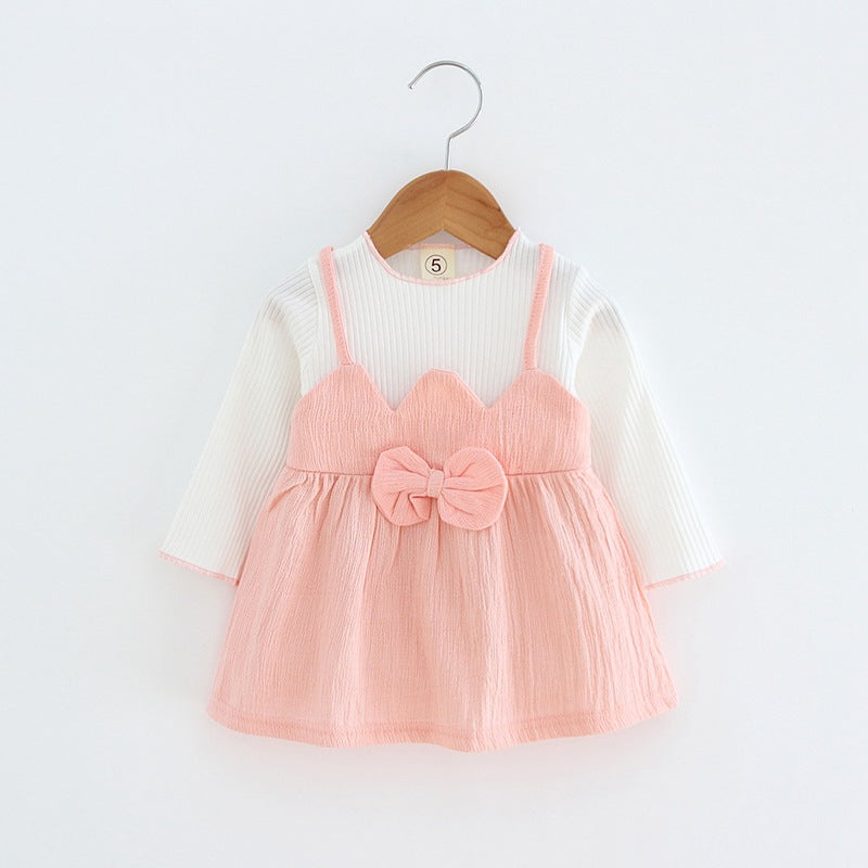 [102350] - Dress Fashion Anak Perempuan - Motif Plain Color