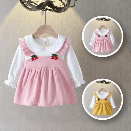 [102351] - Dress Fashion Anak Perempuan - Motif Two Cherries