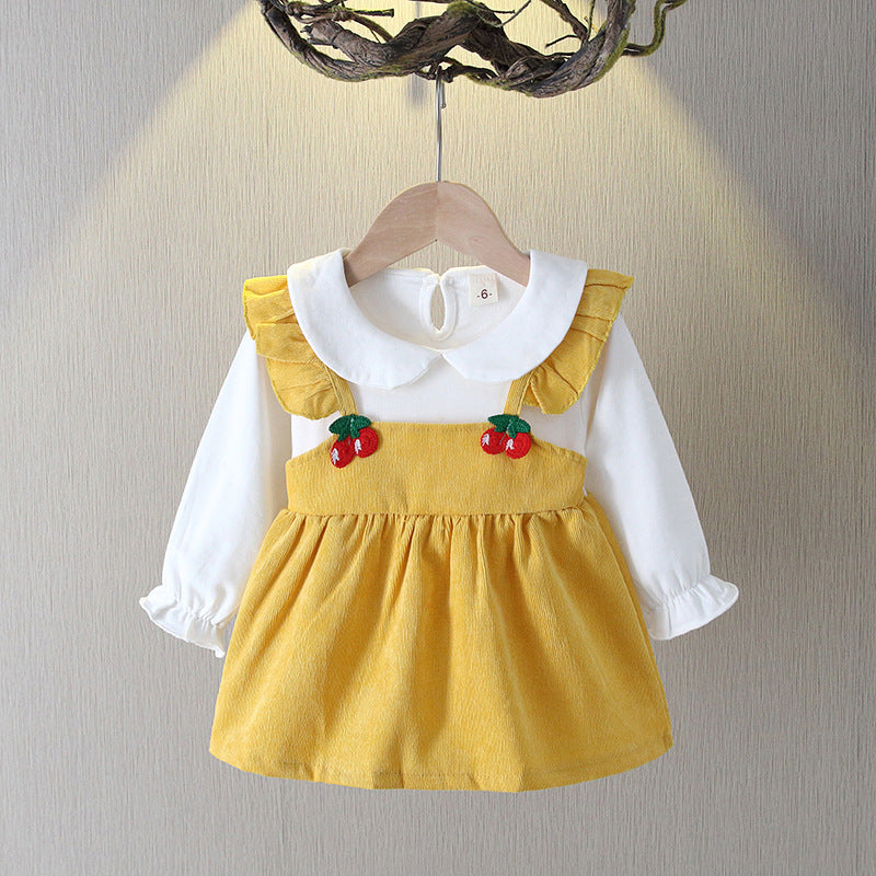 [102351] - Dress Fashion Anak Perempuan - Motif Two Cherries