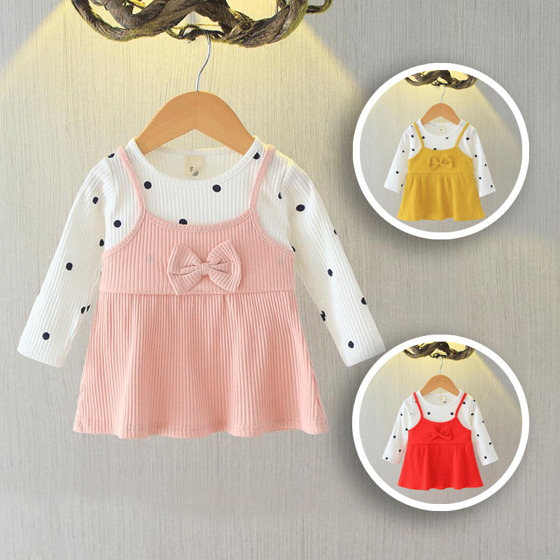 [102360] - Dress Fashion Anak Perempuan - Motif Beautiful Ribbon