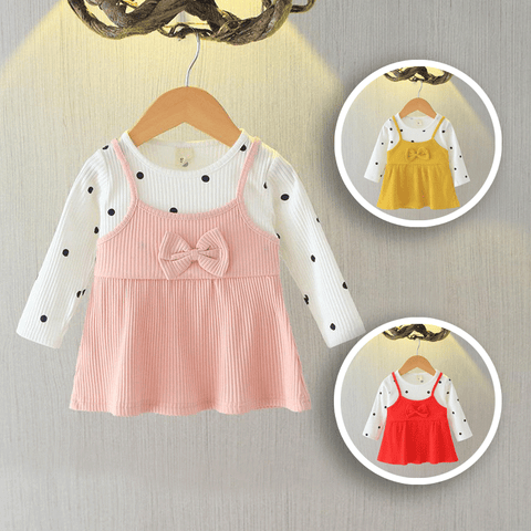 [102360] - Dress Fashion Anak Perempuan - Motif Beautiful Ribbon
