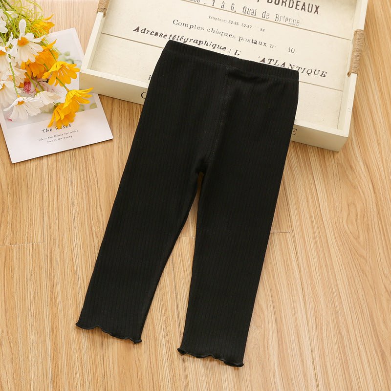[102391] - Bawahan Celana Panjang Legging Anak Perempuan - Motif Plain Soft