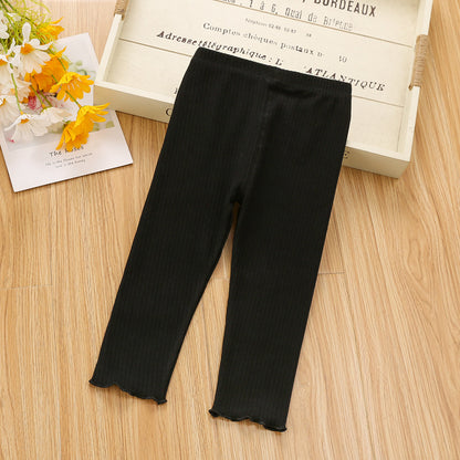 [102391] - Bawahan Celana Panjang Legging Import Anak Perempuan - Motif Plain Soft