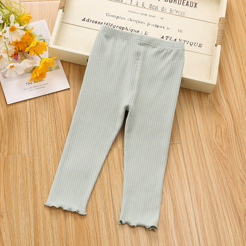 [102391] - Bawahan Celana Panjang Legging Anak Perempuan - Motif Plain Soft