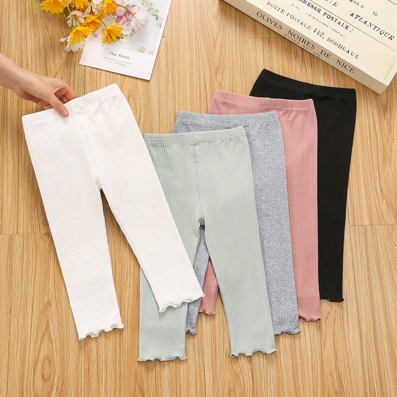 [102391] - Bawahan Celana Panjang Legging Anak Perempuan - Motif Plain Soft