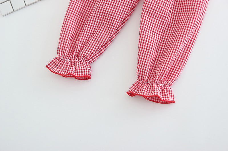 [102345] - Bawahan / Celana Harem Panjang Anak - Motif Checkered