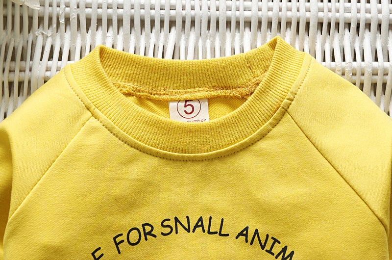 [102395] - Setelan Sweater Celana Panjang Jogger Anak Perempuan - Animal Duck