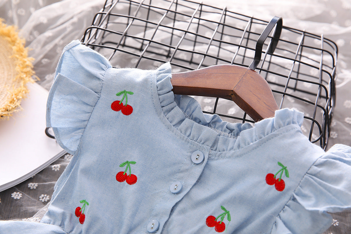 [363161] - Dress Modis Anak Perempuan / Dress Anak - Motif Cherry Fruit