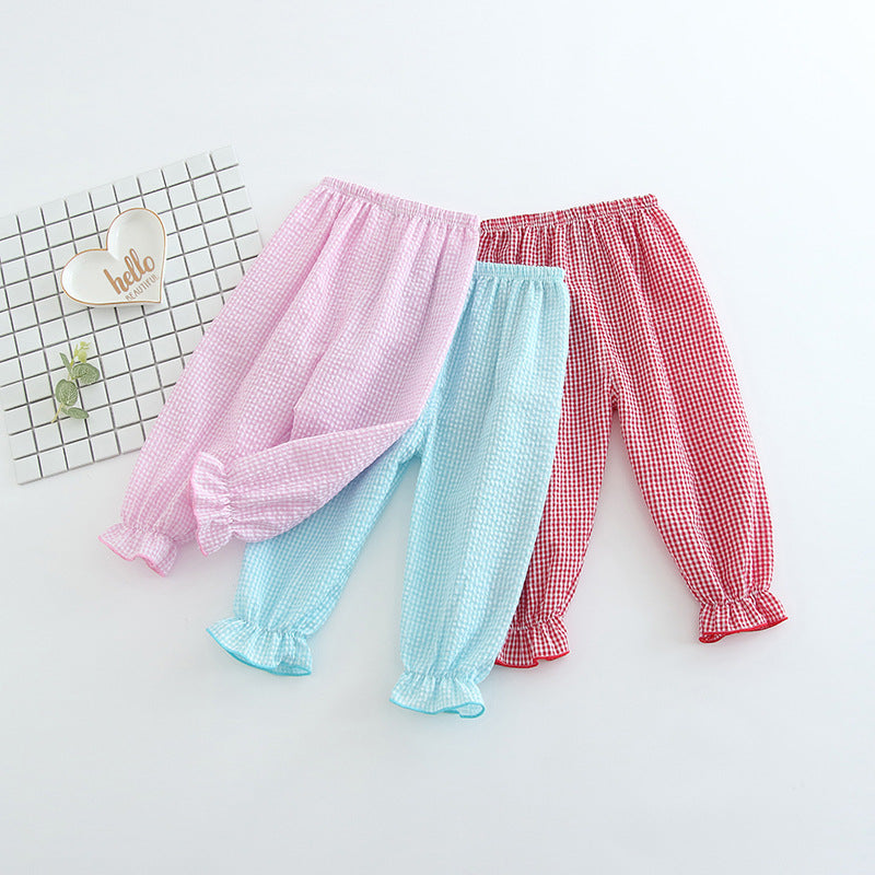 [102345] - Bawahan / Celana Harem Panjang Anak - Motif Checkered