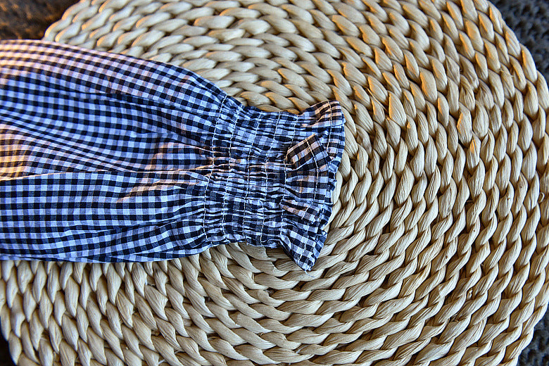 [363187] - Dress Modis Anak Perempuan / Fashion Anak - Motif Gingham Tie Ribbon