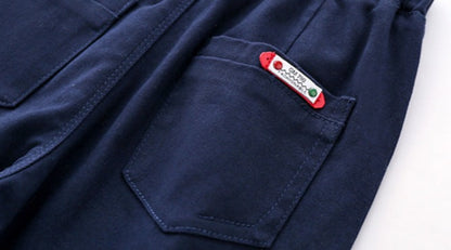 [513601] - Bawahan Celana Panjang Chino Polos Import Anak Laki-Laki - Motif Button Pocket