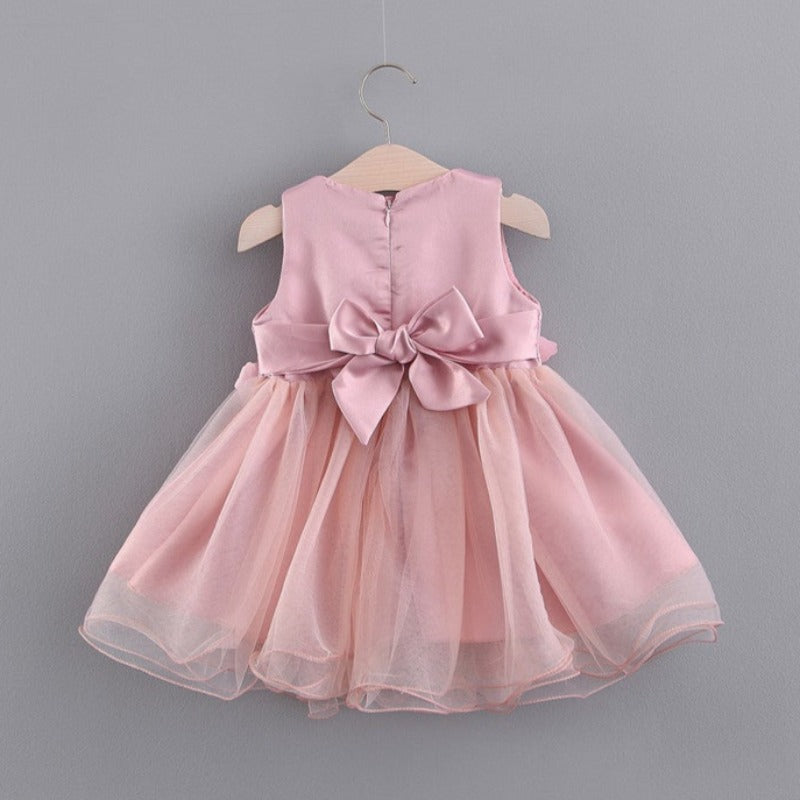 [340146] - Dress Lucu Fashionable Anak - Motif Flowering Leaves
