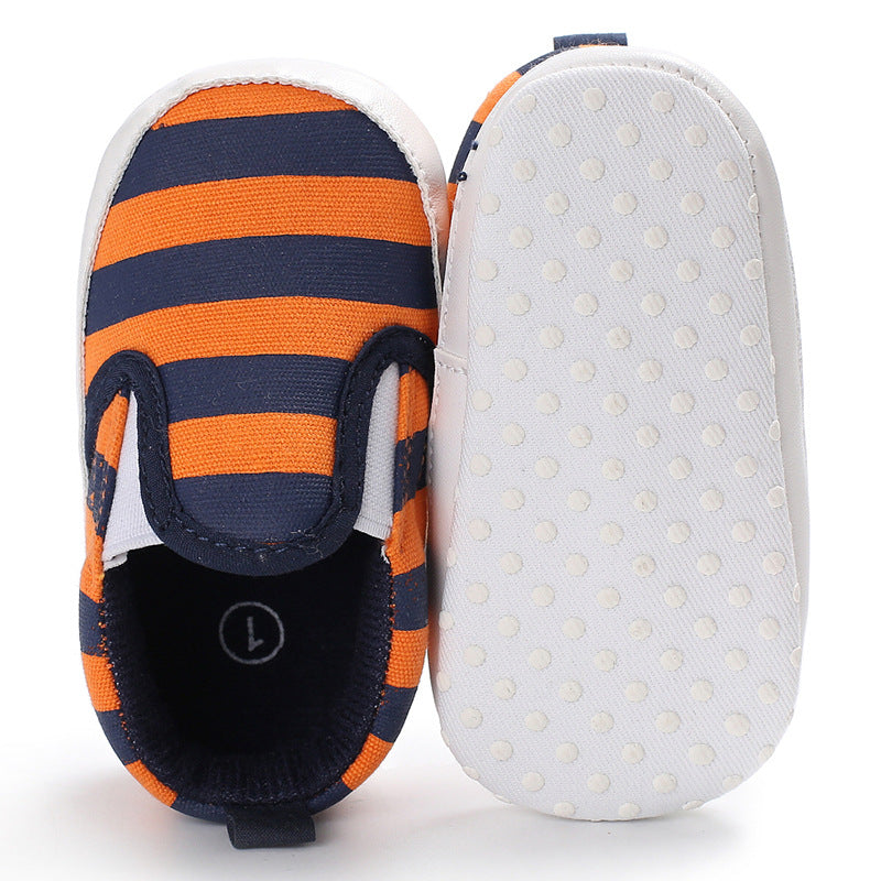 [105181-ORANGE] - Sepatu Bayi Prewalker Kets Sneakers [B9112]