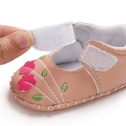 jual [105211] - Sepatu Bayi Prewalker Adhesive Flowers 0 - 18 Bulan 