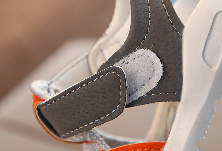 [343127-GREEN] - Sepatu Sandal Anak / Sepatu Sandal Import - Motif Bending Net