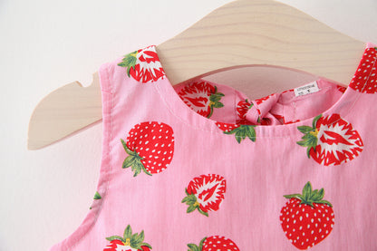 [363351] -  Dress Fashion Anak Import - Motif Assorted Fruits
