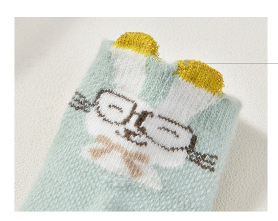 [375113-MR.RABBIT] - Kaos Kaki Bayi Lucu 5 In 1 / Kaos Kaki Anak Import - Motif Rabbit