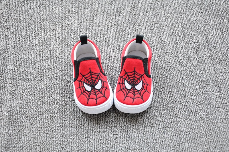 jual [106108] - [IMPORT] Sepatu / Shoes Kets Slop Anak - Motif Emblem Spiderman 