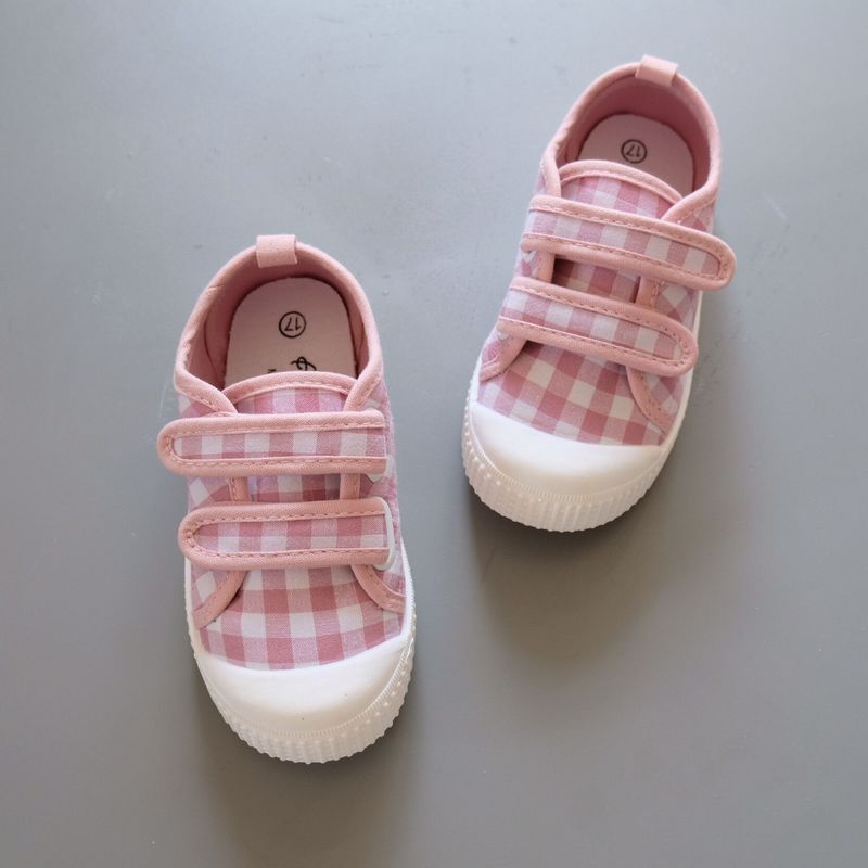 [106123] - Sepatu Import Casual Kets Anak - Motif Cool Gingham