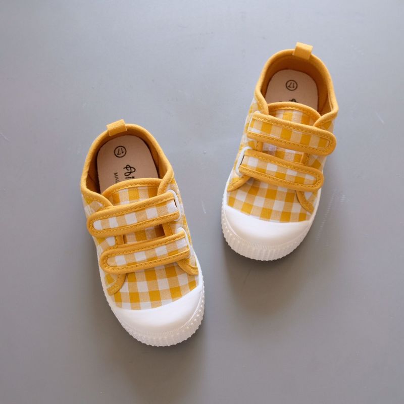 [106123] - Sepatu Import Casual Kets Anak - Motif Cool Gingham