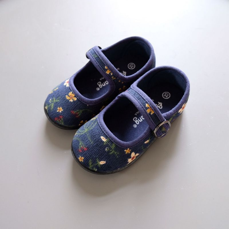 [106126] - Sepatu Kets Import Modis Anak - Motif Color Flower